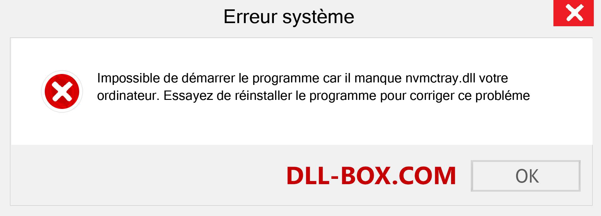 Le fichier nvmctray.dll est manquant ?. Télécharger pour Windows 7, 8, 10 - Correction de l'erreur manquante nvmctray dll sur Windows, photos, images